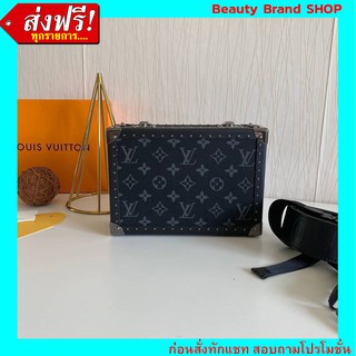 🔥 ราคาส่ง งานตรงปก เป๊ะมาก🔥  Louis Vuitton Soft Trunk Bag Original Grade Full Set Option หนังแท้ 100%