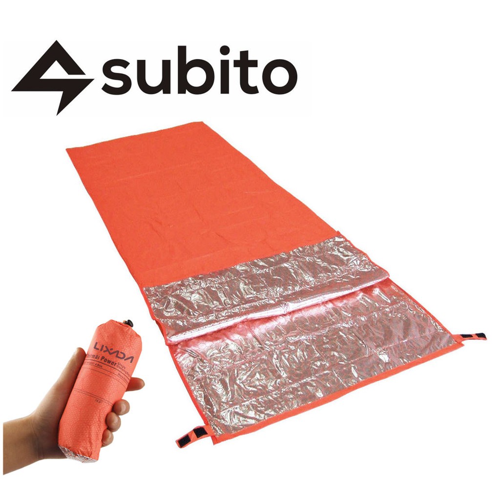 SUBITO ถุงนอนฉุกเฉิน Emergency Single Sleeping Bag Thermal Reflection