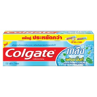 คอลเกต ยาสีฟันซอลท์เฟรซ แพ็คคู่ 150 กรัม Unit Colgate Toothpaste Salt Fresh Twin Pack 150 g. Unit