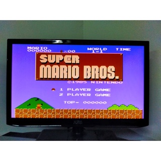 แผ่นดิส FDS Super Mario Bros 1 หน้า A Super Mario Bros 2 เห็ดพิษ หน้าB คุ้ม 2 เกมในแผ่นเดียว