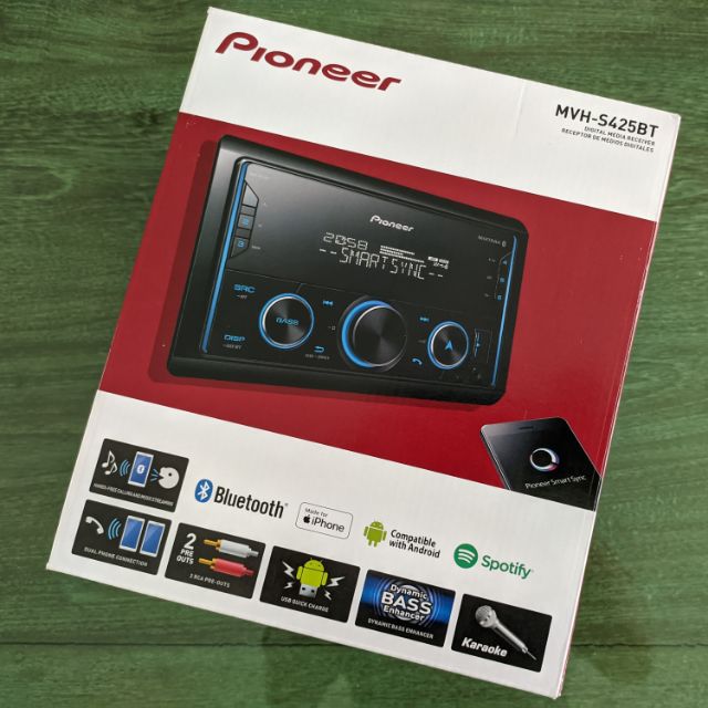 เครื่องเล่นวิทยุรถยนต์ ขนาด 2 Din Pioneer MVH-S425BT