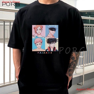 Appes Store 2021 Jujutsu Kaisen T Shirt Men Japanese Anime T-shirt Tops Unisex Male Cartoon Kawaii Clothing Streetwear