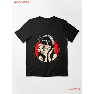 2022 001 Junji Ito Essential T-Shirt เสื้อยืด ดพิมพ์ลาย เสื้อยืดผ้าฝ้าย คอกลม cotton ความนิยม sale Unisex