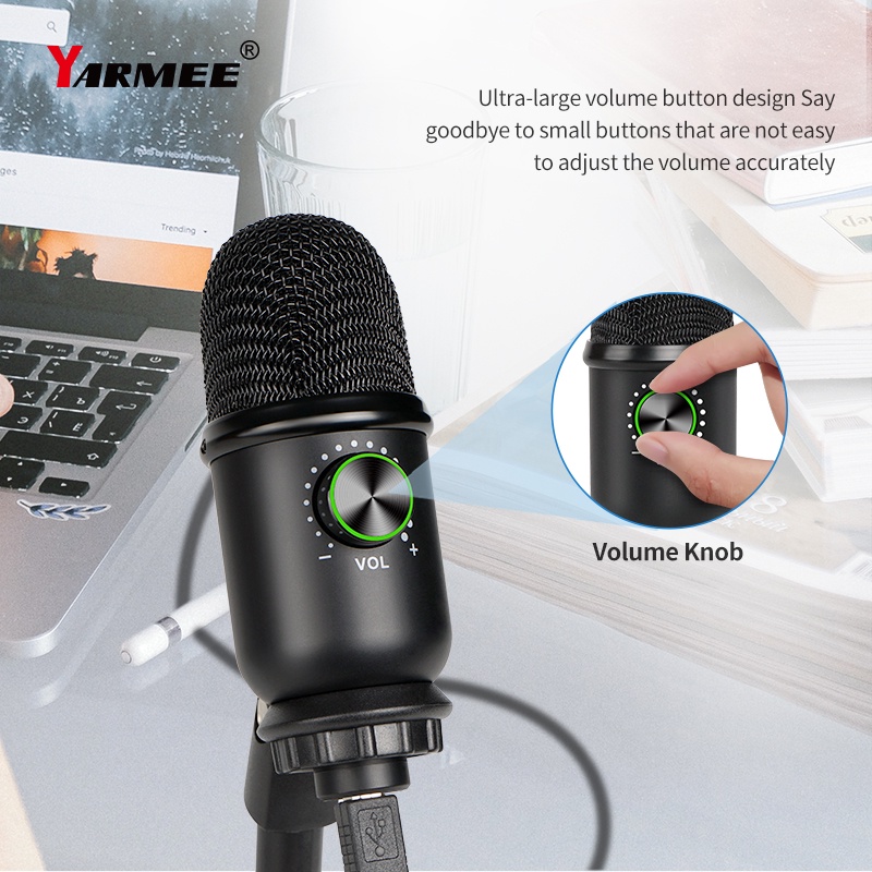 Professional Condenser Microphones For PC Computer Laptop Recording Studio Singi