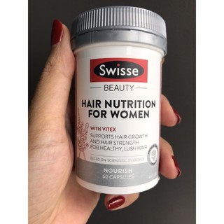 Swisse Hair Nutrition For Women 60 Capsules หมดอายุ 6/2024