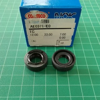 ซีลข้อเหวี่ยง NOK อย่างดี 12-22-7 ซีลข้อ พ่นยา 767 TL26 ตัดหญ้า CG260 T200 ซีล (ราคาต่อ 1ตัว) 12 22