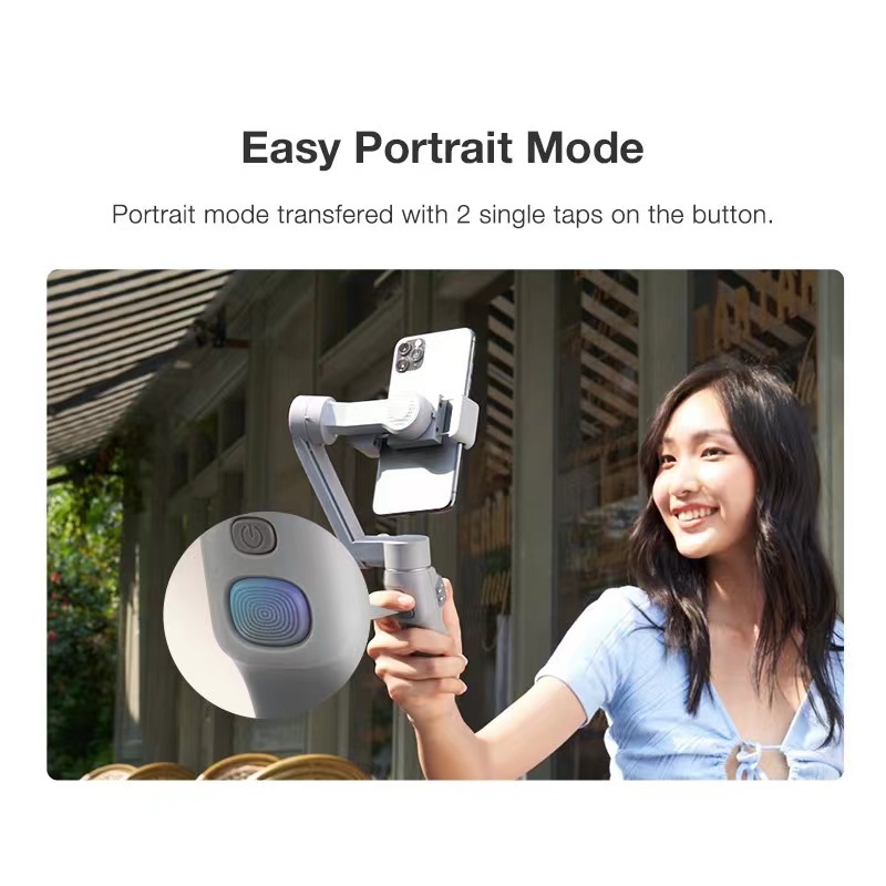 Zhiyun Smooth Q3 ไม้กันสั่น 3 แกน มาพร้อมไฟ LED ในตัวหมุนได้ แถมฟรี Zhiyun Caseพร้อมขาตั้ง [Combo set]