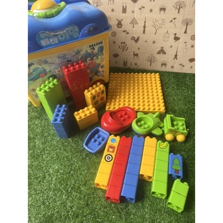 Oxford block toy made in korea บล๊อคต่อของเล่นเสริมทักษะเด็ก ชิ้นใหญ่ 54 ตัว มือสอง