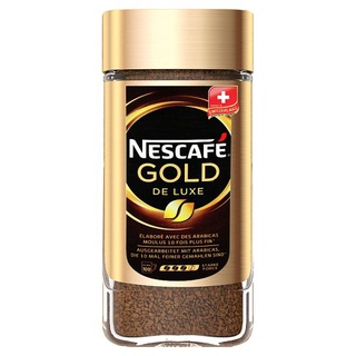 🔥HOT🔥 เนสกาแฟ โกลด์ เดอ ลุกซ์ กาแฟสำเร็จรูป 200กรัม Nescafé Gold De Luxe Instant Coffee 200g