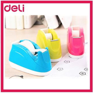 Deli 808 แท่นตัดเทป แฟนซี รุ่นยกใส้ได้
