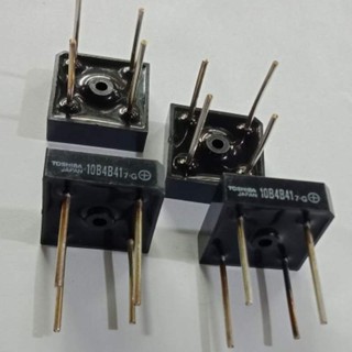 ไดโอต บริด 10A 100V TOSHIBA แท้-ญี่ปุ่น DIODE BRIDGE บริดไดโอต ขาโต๊ะของดี-เก่าเก็บราคาถูก( ขาย5ตัว)