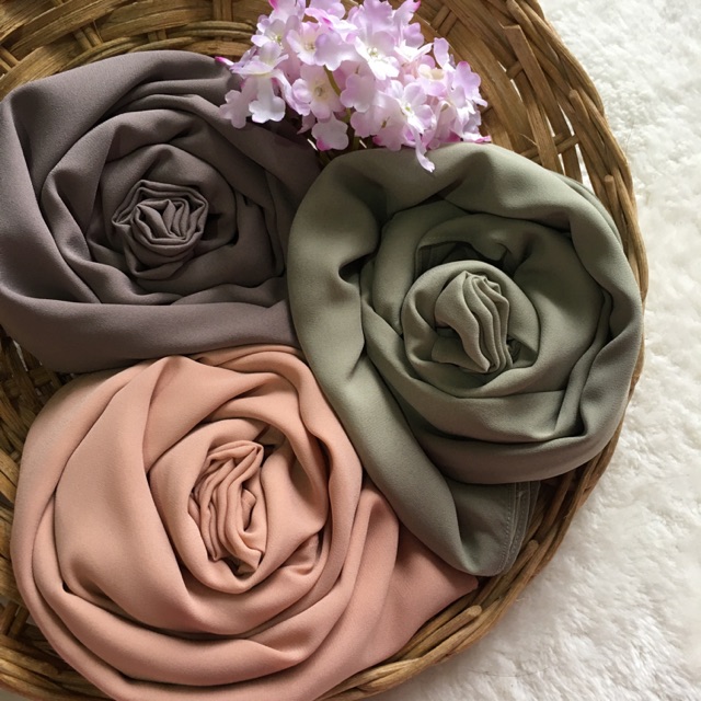 DAHLIA Premium Chiffon Shawl (Dahlia Basic Shawl Collection)