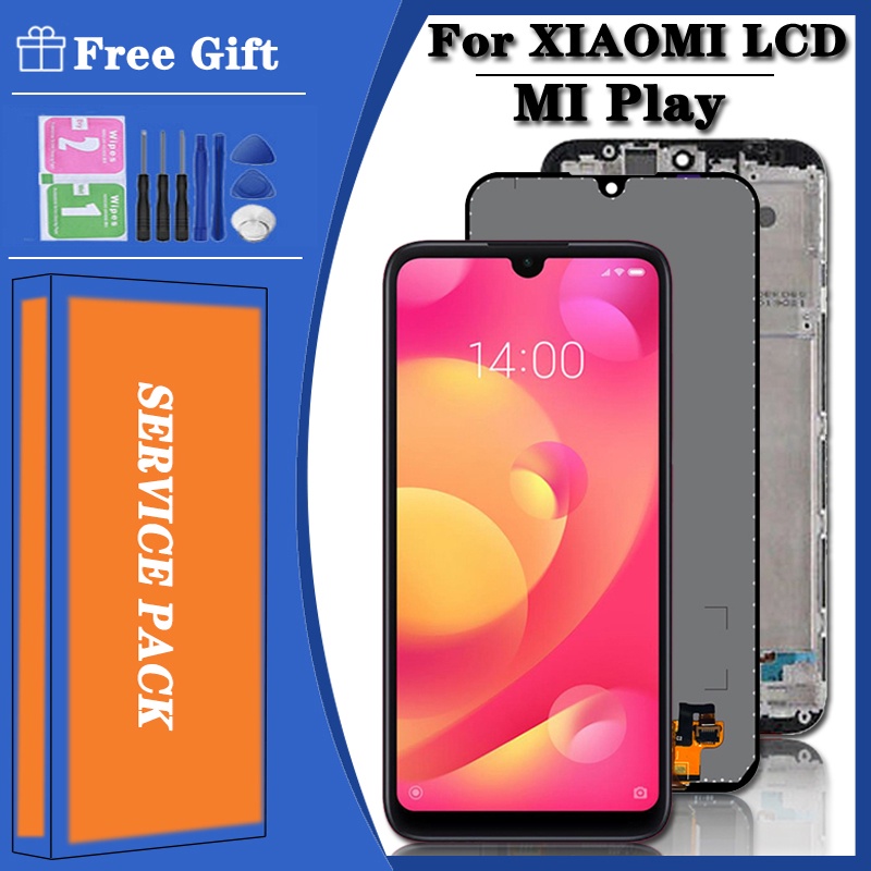 5.84''Test For Xiaomi Mi Play LCD M1901F9E Display Touch Screen Digitizer Assembly For Xiaomi mi pla