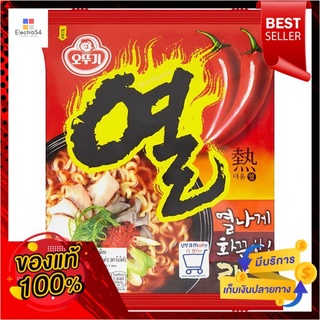 โอโตกิยวนราเม็งหมูต้มยำ 120ก.OTTOGI YEUL RAMEN HOT TASTE 120 G.