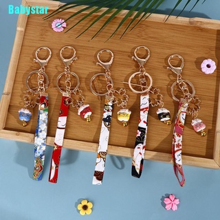 (Babystar) Maneki Neko Sakura พวงกุญแจเซรามิก จี้แมวนําโชค สําหรับแขวนตกแต่ง