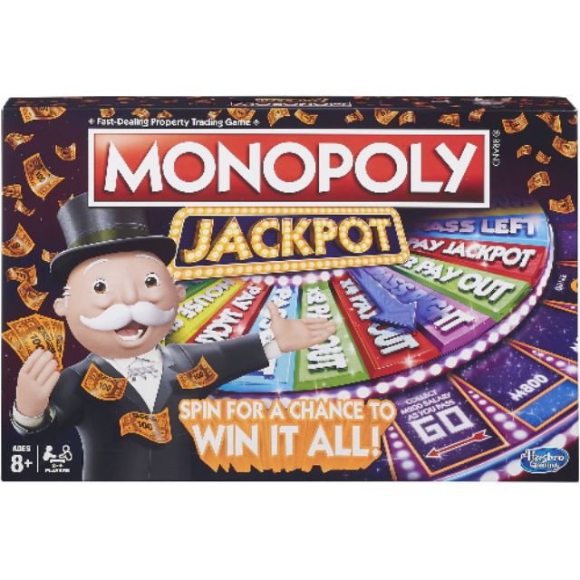 Hasbro Monopoly Jackpot Board Game เกมเศรษฐี แจ็คพอท บอร์ดเกม