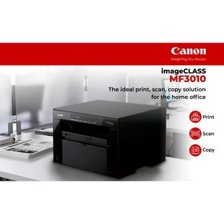 Canon image CLASS MF3010 AIO เครื่องพิมพ์เลเซอร์ มีโทนเนอร์แท้พร้อมใช้งาน