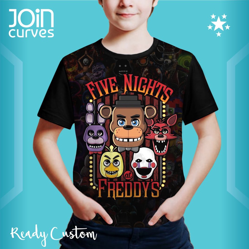 Five Nights At Freddys Game เสื้อยืดเด็ก
