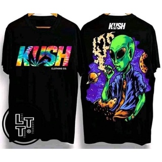 เสื้อแฟชั่นผญ - KUSH V18 เสื้อยืดคอตตอนสไตล์วินเทจขนาดใหญ่ขนาดใหญ่สําหรับผู้ชายเสื้อยืดทรงสูงเกินขน