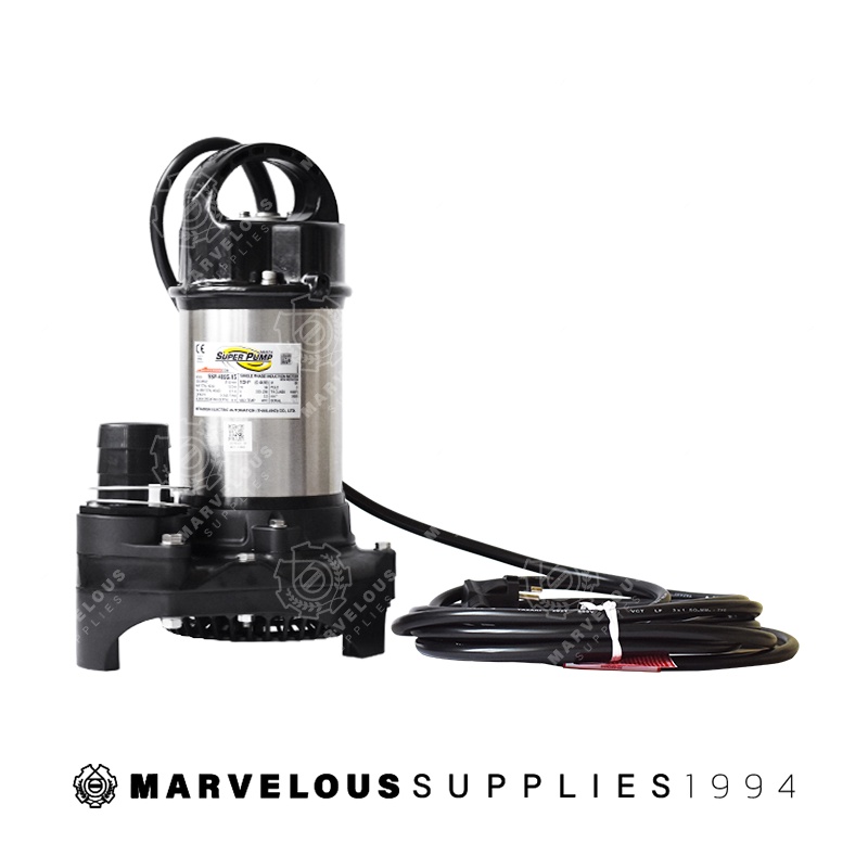 ปั๊มแช่ ดูดน้ำ MITSUBISHI ตัวเรือนสเตนเลส สตีล รุ่น SSP-155S SSP-255S SSP-405S แบบไม่มีลูกลอย ไดโว่ ขนาด 1 1/2- 2 นิ้ว