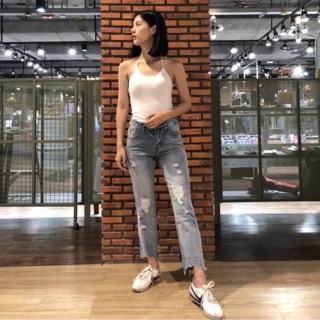 กางเกงยีนส์แฟชั่นขายาว Warehouse Jeans