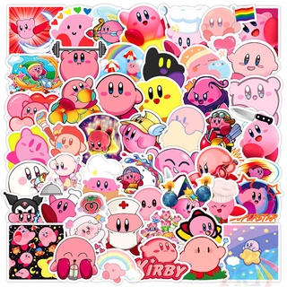 ❉ Kirby - Series 03 Anime Games Kawaii Cartoon Character สติ๊กเกอร์ ❉ 50Pcs/Set DIY Fashion Luggage Laptop Skateboard Decals Doodle สติ๊กเกอร์