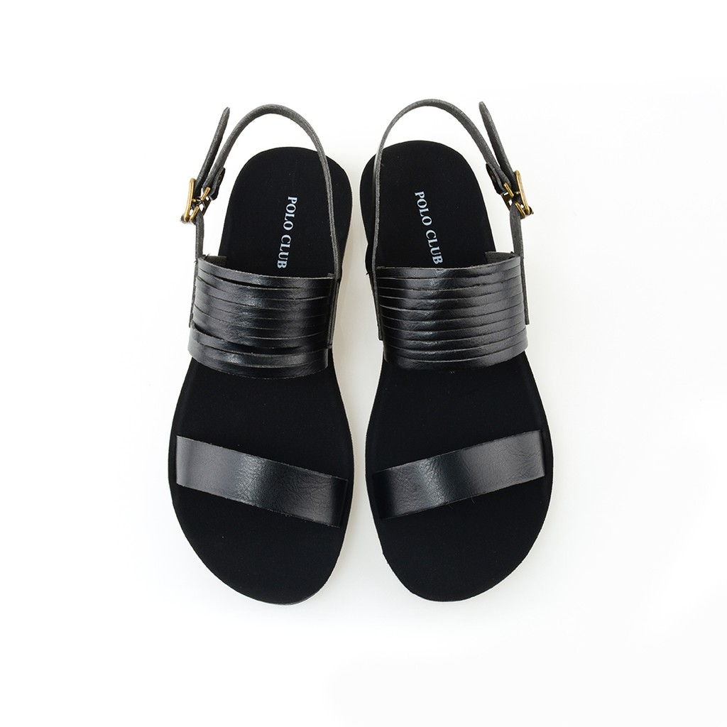 POLO CLUB รองเท้าแตะรัดส้น รุ่น AG-2739 สีดำ | รองเท้ารัดส้นผู้หญิง ราคา ถูกที่สุด ดีลบีเคเค แกลเลอรีภาพที่ 6