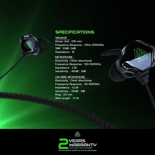 EGA TYPE E4 หูฟังอินเอียร์ IN EAR Earphone Gaming ใช้งานง่าย พกพาสะดวก [รับประกัน1 ปี]