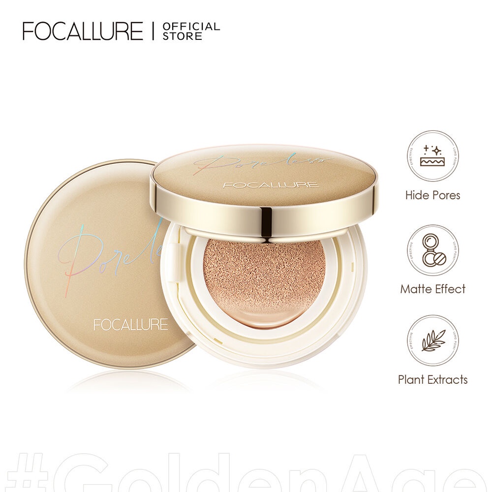 FOCALLURE Poreless Matte Air Cushion Foundation 103. Shopee Thailand