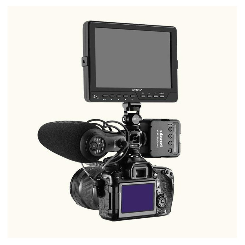 Ulanzi PT-12 Triple Cold Shoe Mount ตัวจับอลูมิเนียม 3ทาง ต่อกับกล้อง ไม้เซลฟี่ , ขาตั้ง , ขาตั้งกล้อง