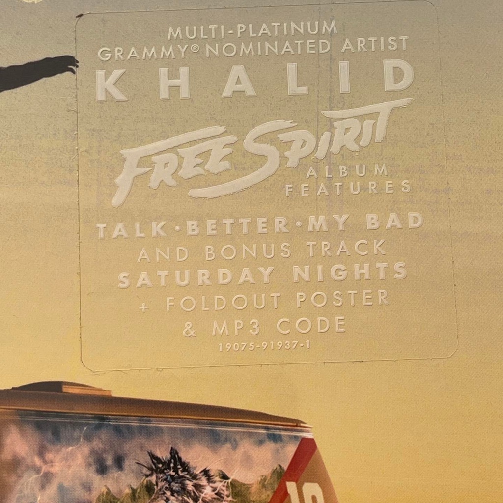 แผ่นเสียง Khalid Free Spirit 2 Vinyl LP Album Gatefold US แผ่นเสียงมือ ...