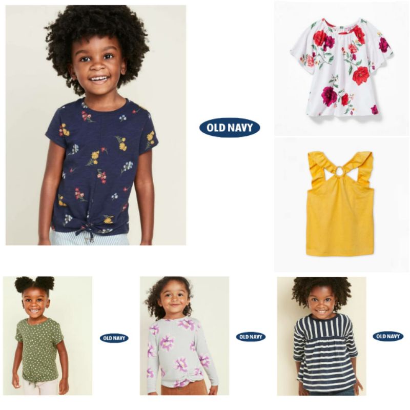 เสื้อยืด Old NAVY สําหรับเด็กผู้หญิง/เด็กผู้หญิง