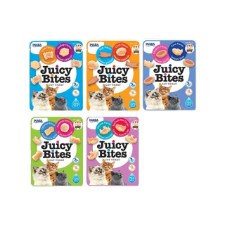 [1ซอง] JUICY BITES ขนมแมวเม็ดนิ่ม เคี้ยวหนึบหนับ ขนาด 11.3 กรัม มีให้เลือก 5 รสชาติ