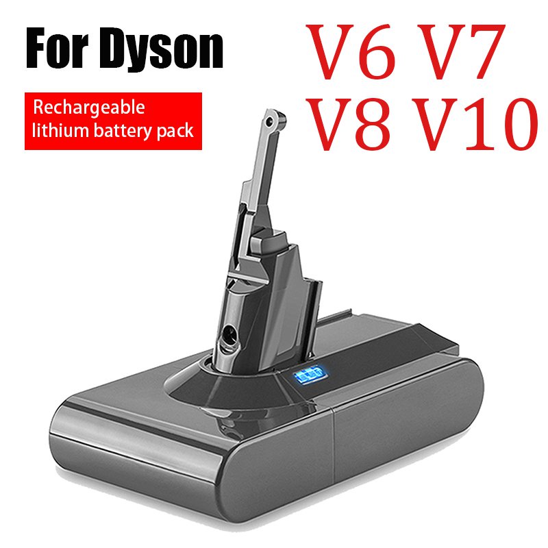 แบตเตอรี่แบบชาร์จได้สำหรับ Dyson V6, V7, V8, V10 Series, SV07, SV09, SV10, SV12, DC62, Animal Pro เค