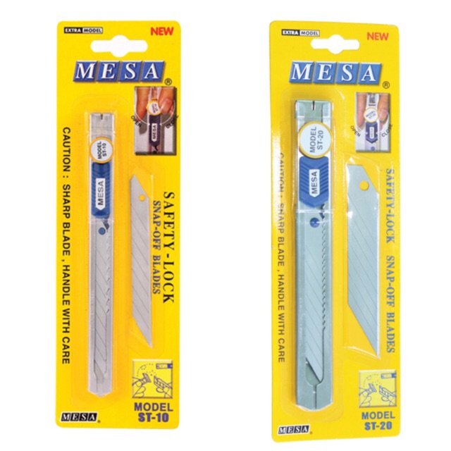 มีดคัตเตอร์ มีซ่า MESA เล็ก,ใหญ่ (ระบบ Safety-Lock) 1 อัน