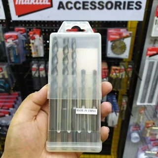 MAKITA D17784 ชุดดอกสว่านโรตารี่ เจาะปูน/คอนกรีต - SDS PLUS แบบ 5 ตัว/ชุด รุ่น D-17784