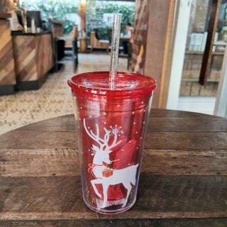 Starbucks Christmas 2019 Rain Deer Cold Cup 12 oz สตาร์บัค​ แก้ว​ คริสต์มาส​ กวาง