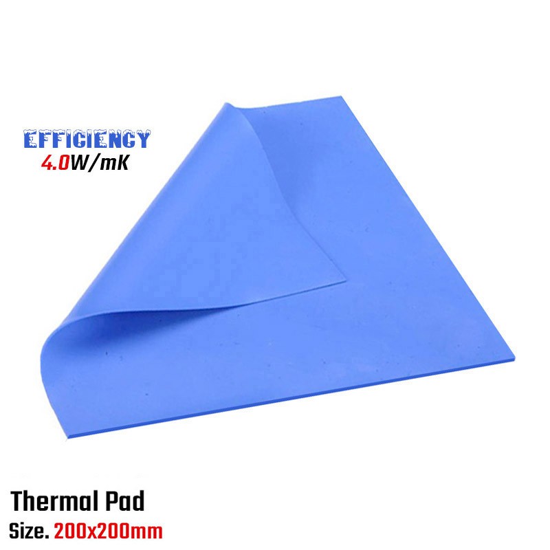 Thermal Pad 0.5mm 200x200mm 4.0W/mK (ซิลิโคนแผ่นระบายความร้อนหนา 0.5 มิล กว้าง 200x200mm จัดส่งในไทย