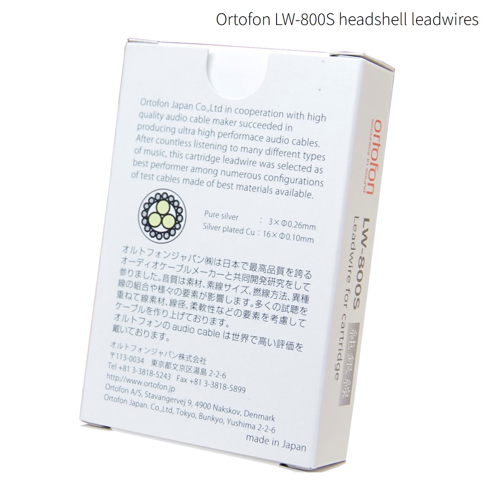 Ortofon สายเฮดเชล Lead Wire 3 รุ่น LW 6N, LW 7N, LW 800 S สายสัญญาณ Headshell เครื่องเล่นแผ่นเสียง ราคา ถูกที่สุด ดีลบีเคเค แกลเลอรีภาพที่ 7