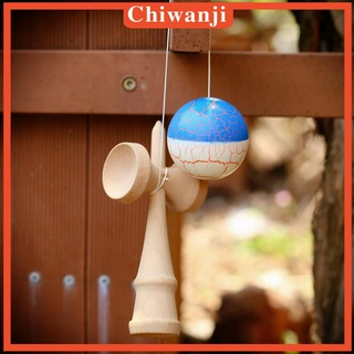 ( Chiwanji ) ลูกบอลไม้ Kendama ของเล่นสําหรับเด็ก