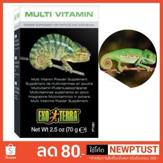 Multi vitamin 70 g. เเบบผง for Reptile