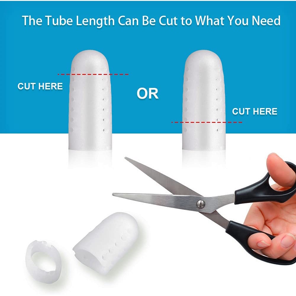 ปลอกซิลิโคนสวมนิ้วเท้า ป้องกัน บรรเทาอาการปวด สําหรับข้าวโพด ตุ่ม เล็บคุด - รูปที่ 4