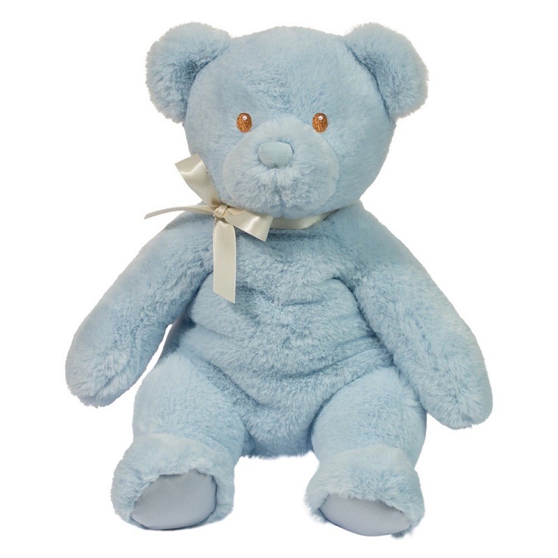 🇺🇸 Douglas : Sonny Blue Teddy Bear ตุ๊กตาหมีสีฟ้า ซันนี่ ขนาด 10.5 นิ้ว (ในท่านั่ง)