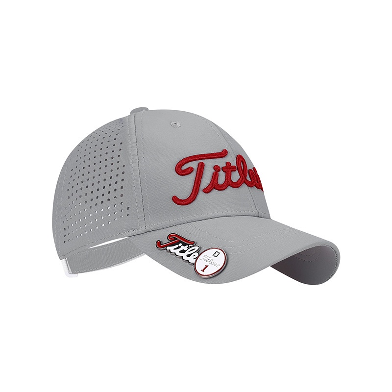 Titleist Golf Ball Cap สำหรับผู้ชายและผู้หญิง หมวกเบสบอลระบายอากาศได้ดี ป้องกันแดด #220622