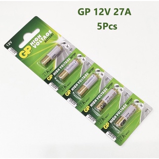 ถ่านรีโมท GP 27A 12V แพค5ก้อน ของแท้