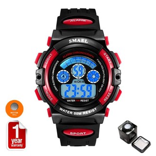 SMAEL นาฬิกาข้อมือเด็ก Sport Digital LED รุ่น SM0508 (Black/Yellow)