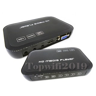 Mini Media Player 1080 P Full H D HDMI/USB/AV/VGA เครื่องเล่น H D Player