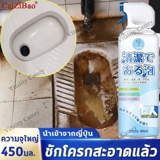 น้ำยาขจัดคราบห้องน้ำ450 ML，น้ำยาล้างห้องน้ำ/โฟมล้างห้องน้ำ/น้ำยาทำความสะอาดห้องน้ำ/น้ำยาขจัดคราบห้องน้ำ/น้ำยาล้างห้องน้ำ