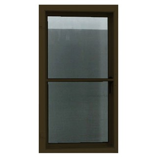 Aluminum window WINDOW ONE STOP 60X110CM LIGHT BROWN Sash window Door window หน้าต่างอลูมิเนียม หน้าต่างAluminum บานเปิด