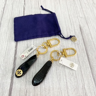 Tory Burch พวงแจแท้ รูปรองเท้า อะไหล่สีทอง มาพร้อมถุงผ้ากำมะหยี่ พร้อมส่ง